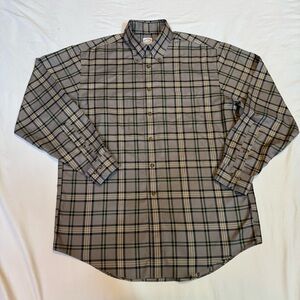 Brooks Brothers Medium Non-Iron Supima Cotton Plaid Button Down Shirt